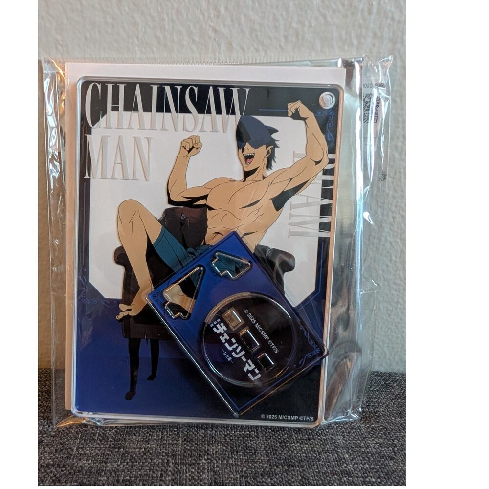 Chainsaw Man: Movie Version Beam Trading Square Acrylic Stand Brand New